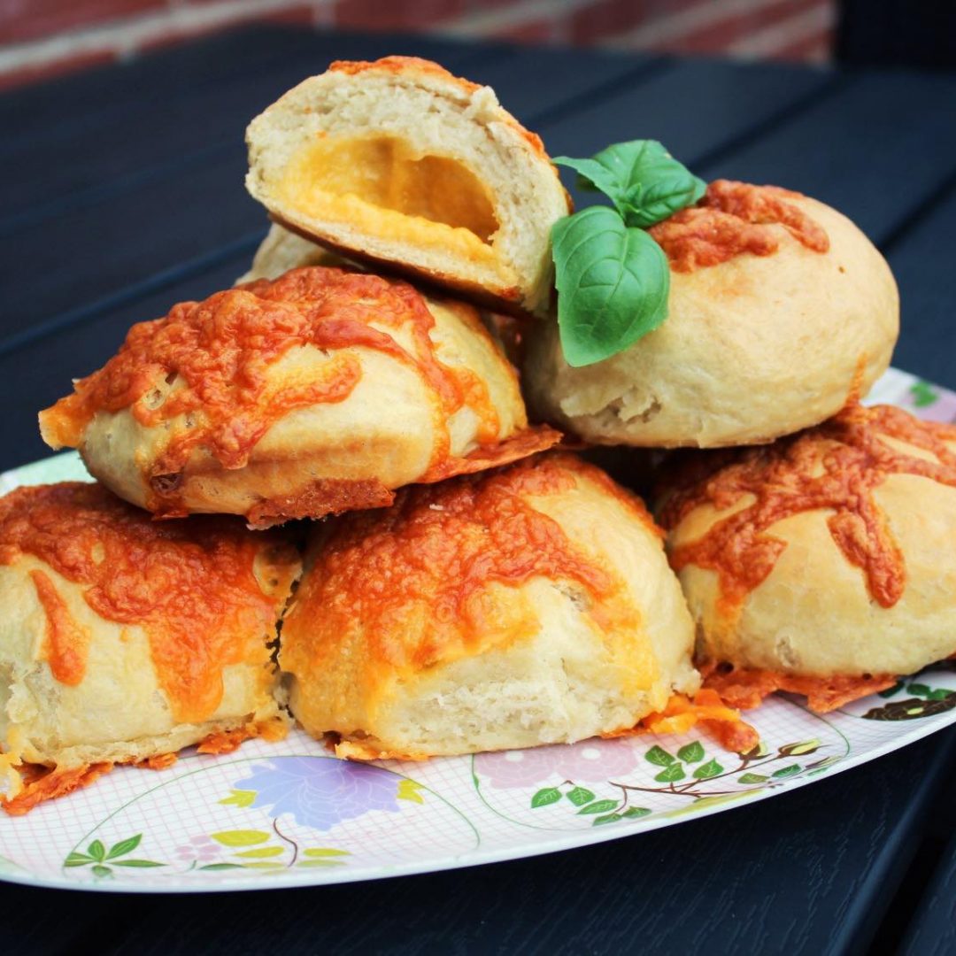 Chili/cheddar boller – perfekt til suppen.