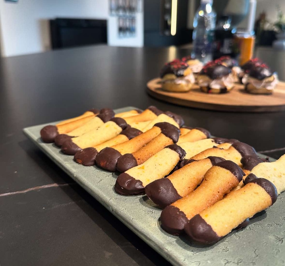 Kattetunger med chokolade og appelsin - langues de chat