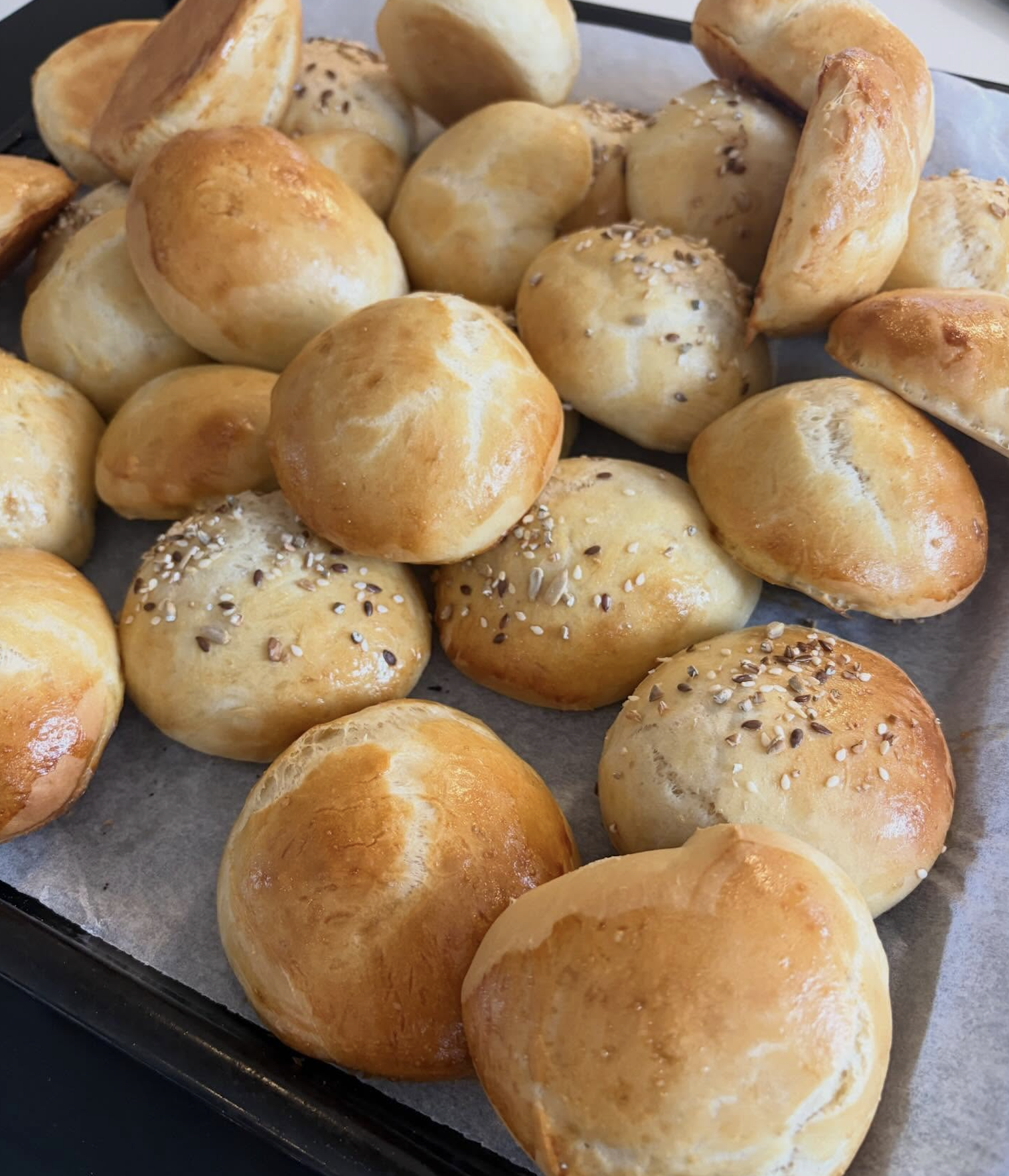 Bløde fødselsdagsboller